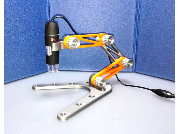 USB Microscope Adapter for Modular Stand by Chrlee