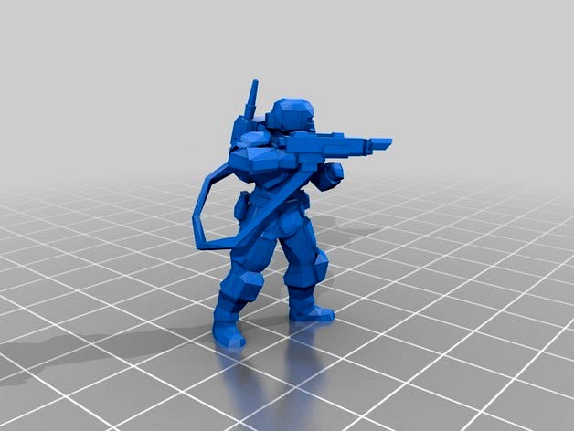 Guardsman Hotshotlaz Standing w/helmet by LegateManius