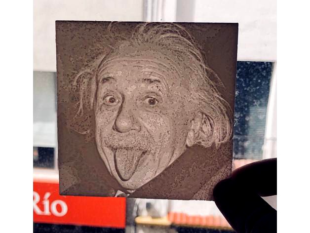 Einstein Lithophane by pablo_s