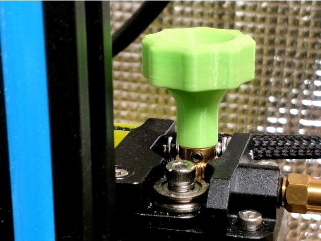 Extruder Feed Wheel / Indicator by singwanlew