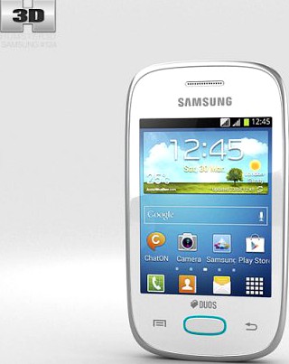Samsung Galaxy Pocket Neo White 3D Model