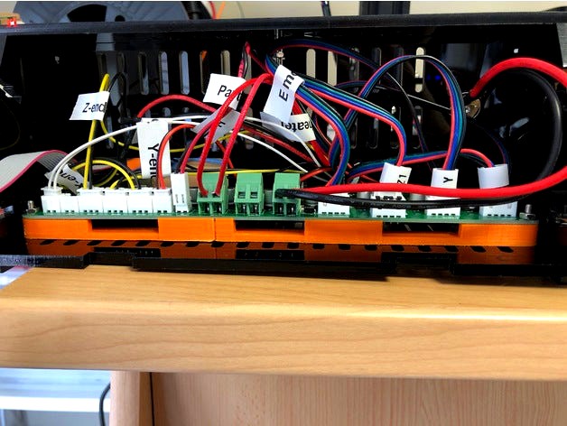 Melzi board support frame for TronXY X1 by keithellis