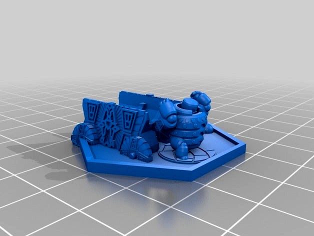 Ancient Artillery for Gloomhaven by thetrebor