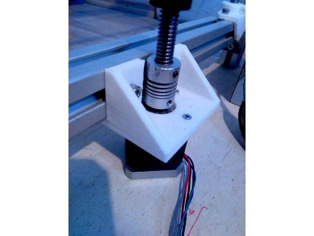 Nema 17 Nut Profil Mount- Load optimized by Krusven