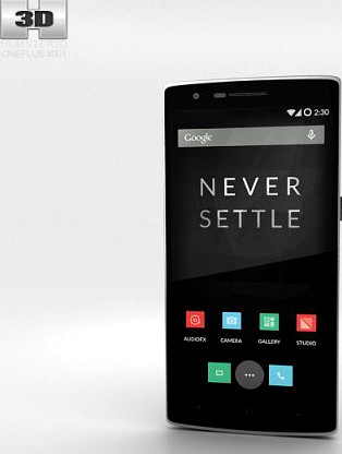 OnePlus One Sandstone Black 3D Model