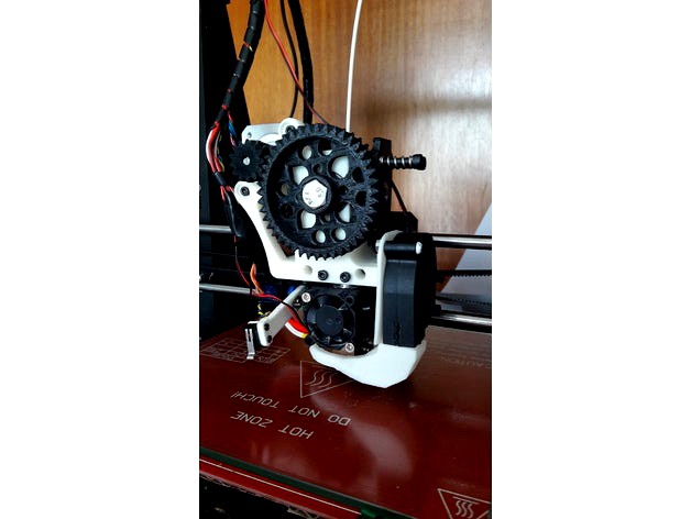 Wade's extrusor mod with side fan duct by lelopes