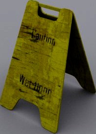 Wet floor 3D Model