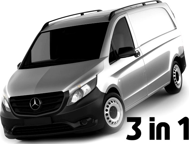 Mercedes Vito Panel Van 2016 3D Model