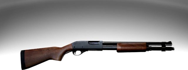 Shotgun Remington - 870 3D Model