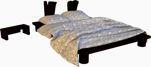 Bed chalets 3D Model