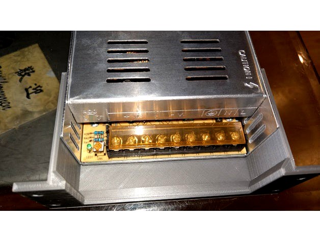 Vertical Holder for 400W PSU by tm1978