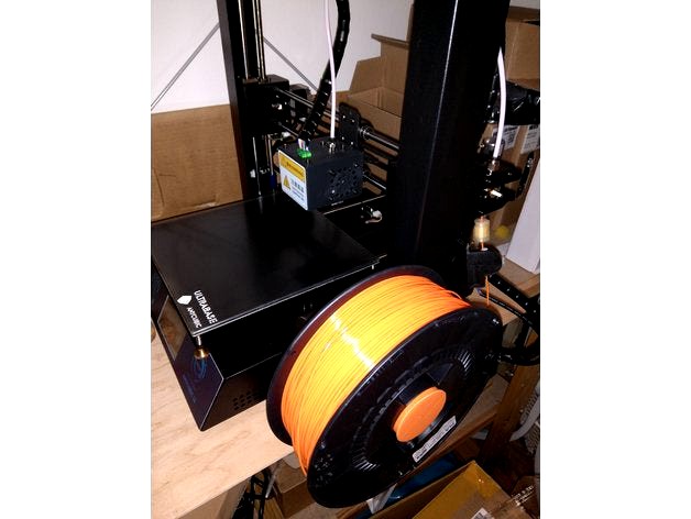 Collapsible spool holder with bearings (Anycubic i3 Mega) by tgaertner80