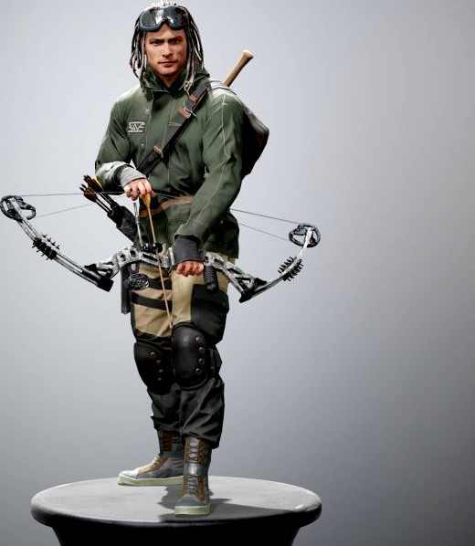 Survivor Soldier 3D Model