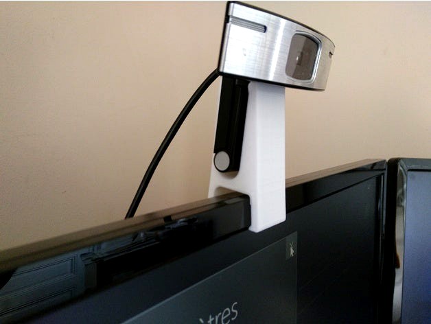 Webcam holder KW V5000 on Acer G 246 HL by Abahli