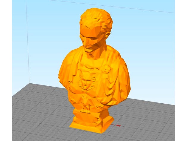 Lowest Poly Julius Caesar by shfqrkhn