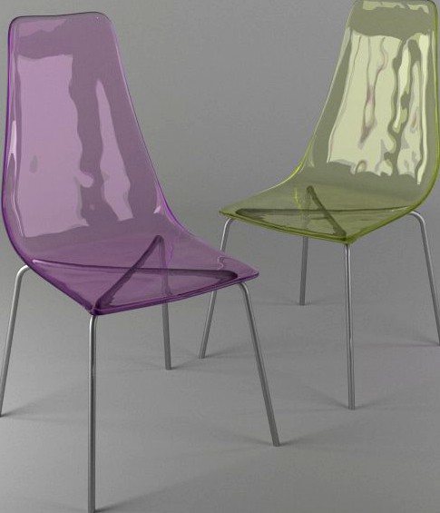 Color Chair 3D Model