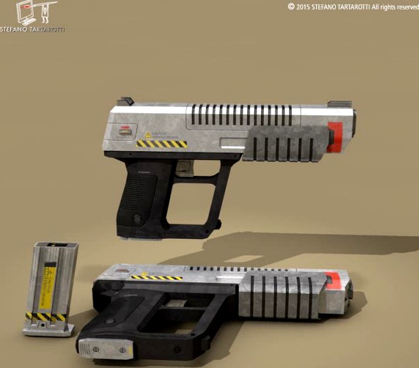 Sci fi gun 3D Model