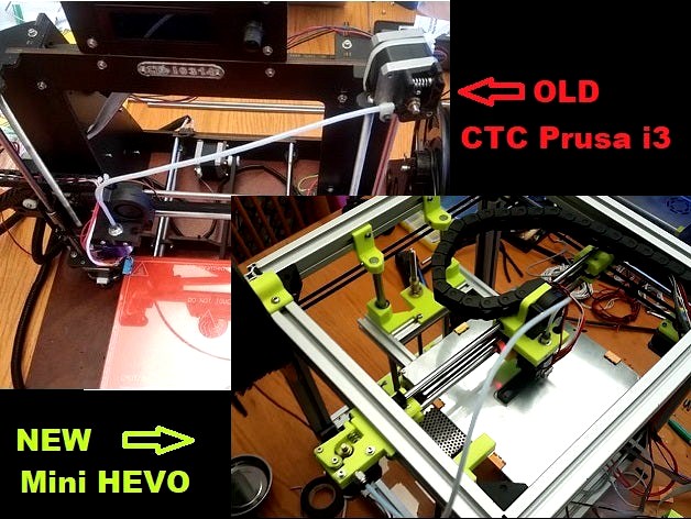 CTC PRUSA i3 Pro B Upgrade --> Mini Hypercube Evolution (HEVO) by triggermeister