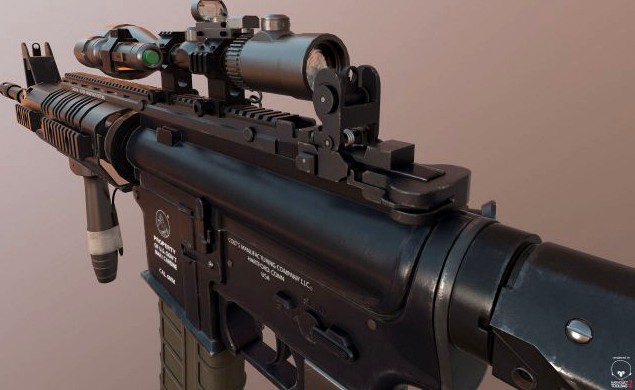 M4a1 Carbine 3D Model