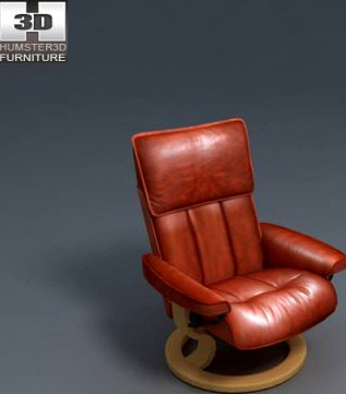 Commodore armchair 3D Model