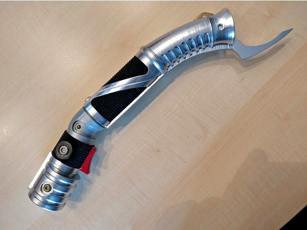 Count Dooku's Lightsaber Rubberized Grip by DonStick3l