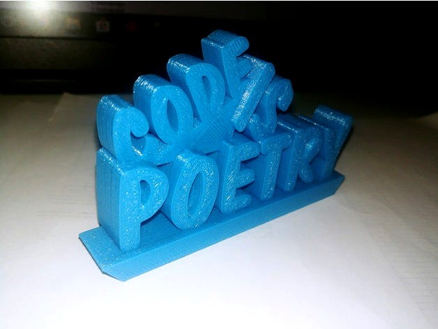 Code is Poetry - Label by soundmanu