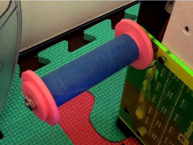 Filament holder with  bearing for Flying Bear P905 by locnhinho