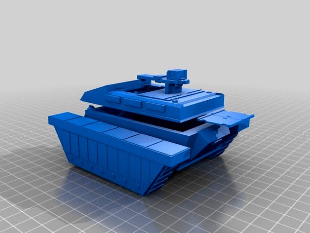 Space army recovery and support vehicle by gwensdad2003