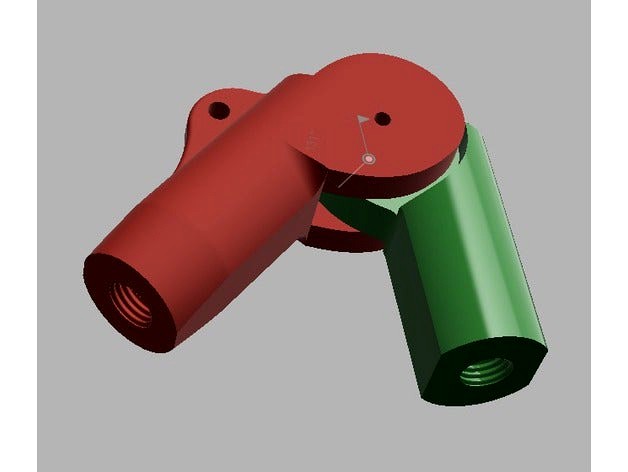 Folding landing net adapter by mariuschirita