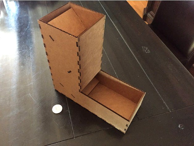 Basic Dice Tower by AJWebster
