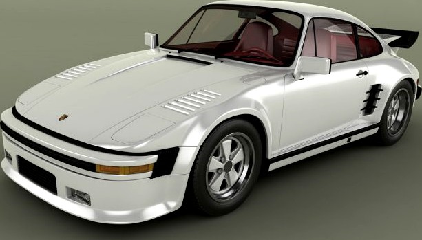 Porsche 911 Slantnose 3D Model