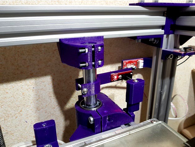 Optical endstop holder for 16 mm rod Z axis by KooLru