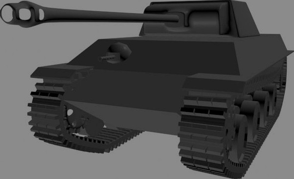 Download free Panther Tank 3D Model