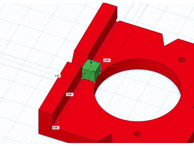 Euro (concealed) Hinge Drill Template_remix by RubixDragon