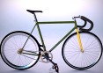 Vintage Fixed Gear Bicycle 3D Model