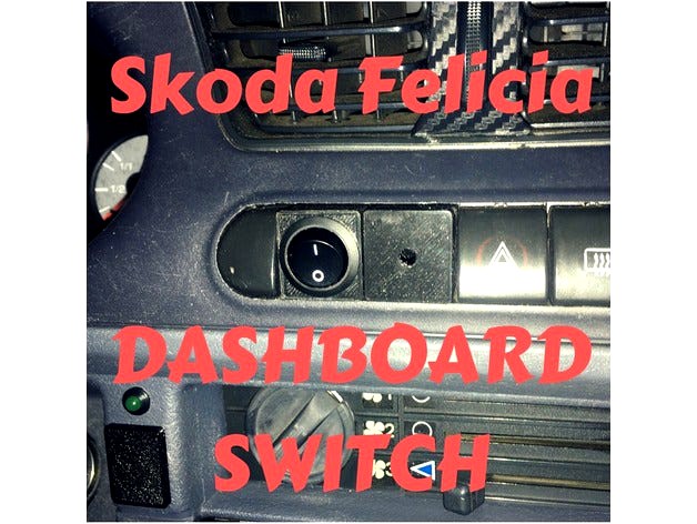 Skoda Felicia dashboard switch / LED  by Hony