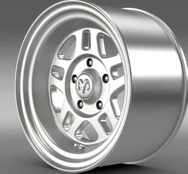 Mopar 2 Dodge Challenger rim 3D Model