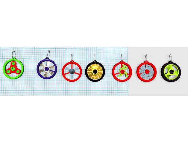 Spinner Key chain by CH-Makers