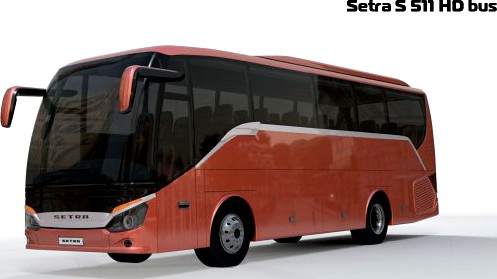 Setra S 511 HD Bus 3D Model