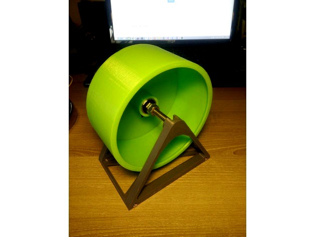 Hamster Wheel with 608ZZ bearings by Reddrop