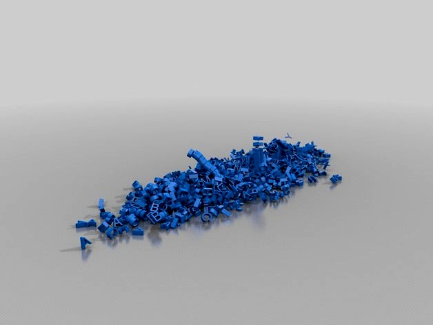 hill of letters by Syzguru11