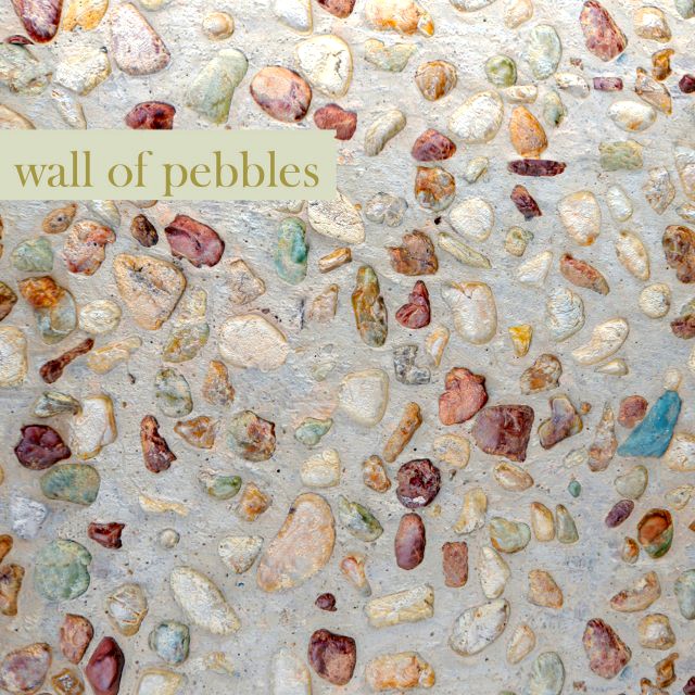 Wall of pebbles 3D Model