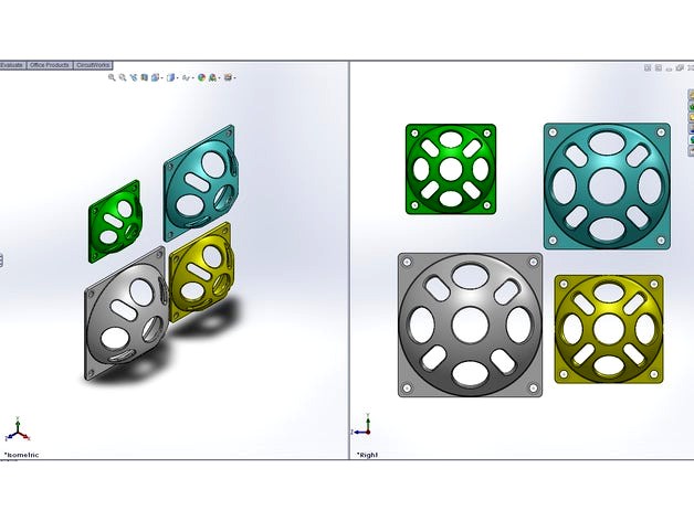 50mm to 80mm Fan Guard/Grilles by Bob68