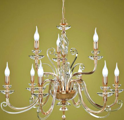 Chandelier Euroluce Lampadari Alicante L9L 3D Model