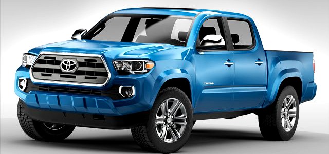 Toyota Tacoma 2016 3D Model