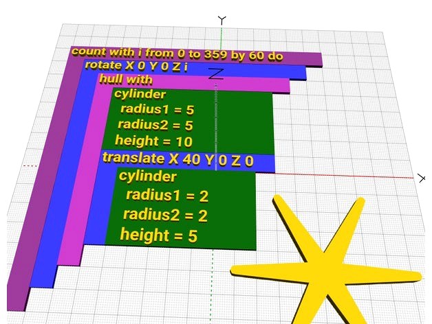 BlocksCAD code by menD3i