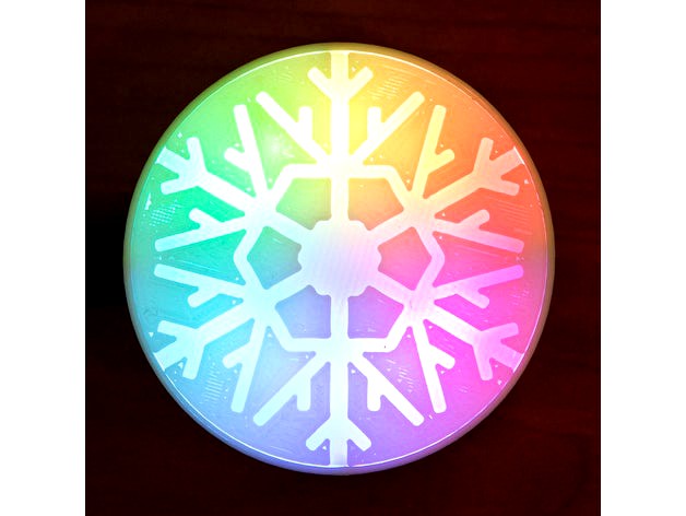 Temperature Sensitive Snowflake by jpottaway
