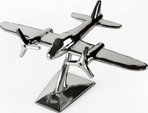 Plane statuette 3D Model