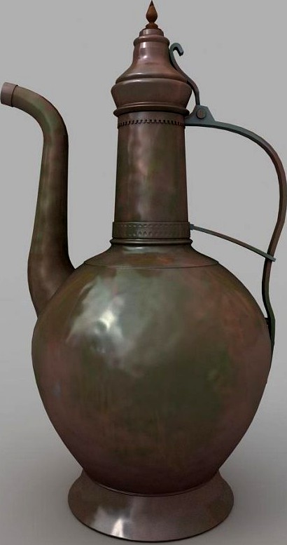 Cooper pitcher two 3D Model