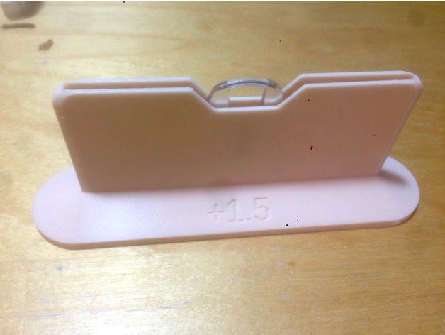 Customizable ThinOptics reading glasses stand, dock, holder, whatever by hackele